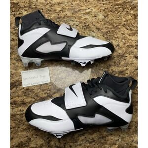 *NEW Men Size 9 Nike Vapor Edge Diamond Turf 93 TD White Black Silver HF5298-101